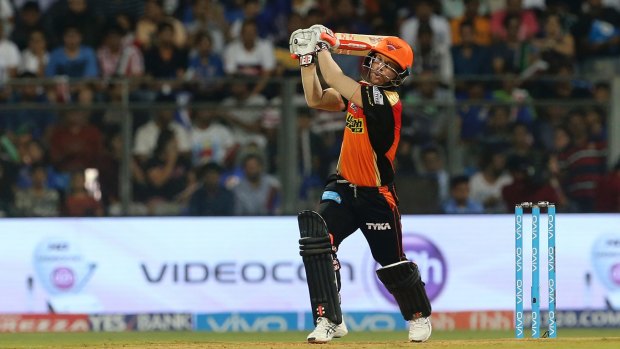 Standing firm: David Warner is one of several top Australian players that Cricket Australia would like to skip the IPL.