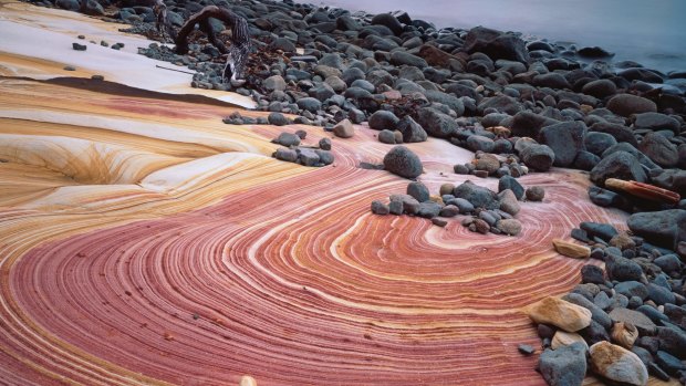 Maria Island sports spectacular features from many geological ages, such as the Triassic sandstones of the Painted Cliffs.