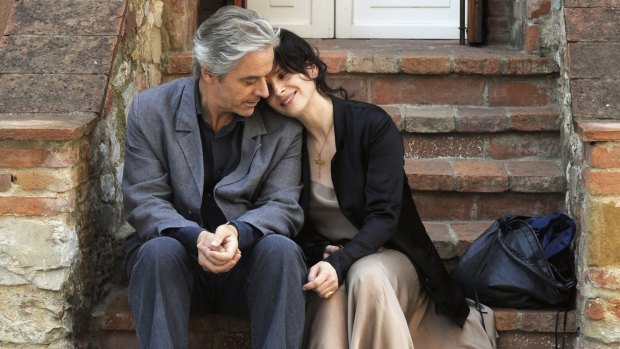 William Shimell and Juliette Binoche in Kiarostami's 2011 film Certified Copy.
