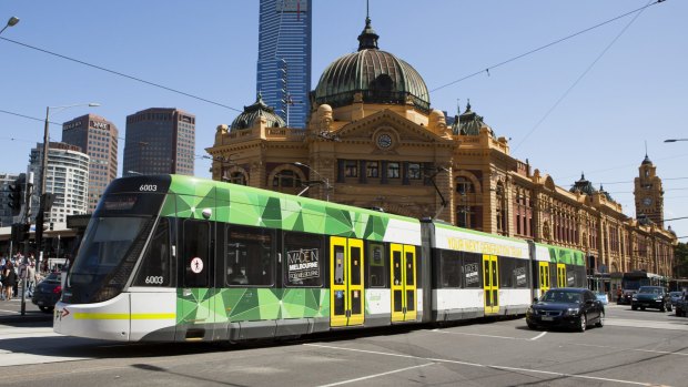 A power failure has caused the suspension of all tram services along Swanston Street and St Kilda Road.