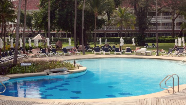 One of the pools at 
Centara Grand Beach Resort & Villas Hua Hin.