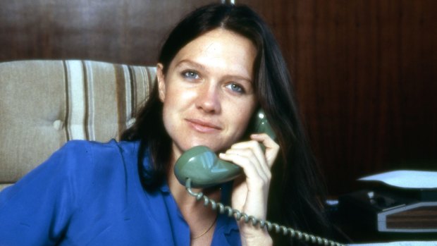 Once upon a time: A young Gina Rinehart.  