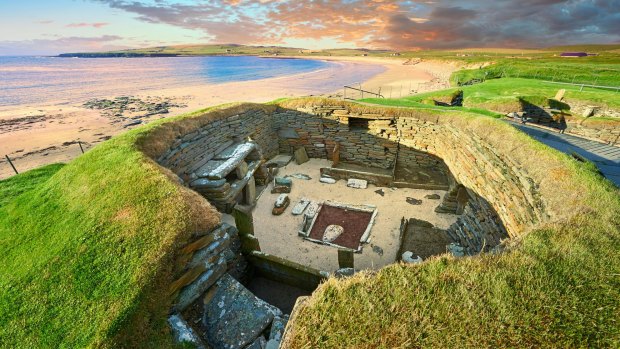 The neolithic village ruins of Skara Brae are the best of their kind in northern Europe.