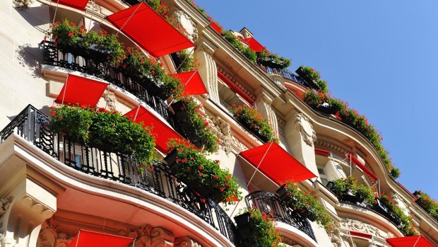 Hotel Plaza Athenee. Dripping in glamour and exquisite style, the hotel on prestigious Avenue Montaigne affords jaw-dropping views of the Eiffel Tower.
