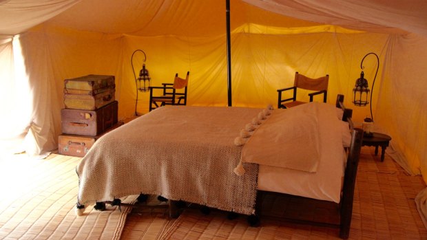 Desert glamping Scarabeo Camp.