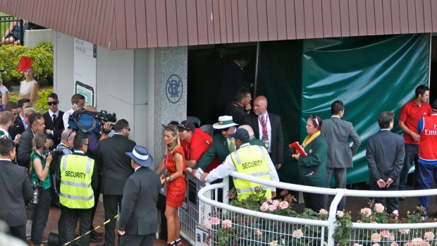 Outside Admire Rakti's stall at Flemington.