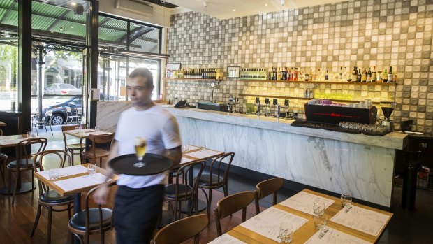 The food is simple and the menu is tight at Giro d'Italia restaurant, Carlton North.