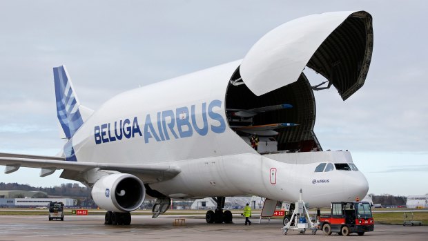 The original A300-600 Beluga super transporter.