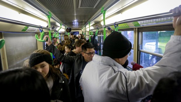 Modifications on trams are being studied to see if they can be made safer for elderly passengers.