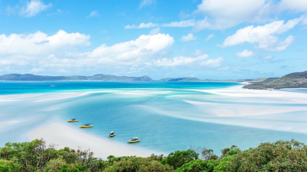 Whitehaven Beach, Whitsunday Island, Australia.