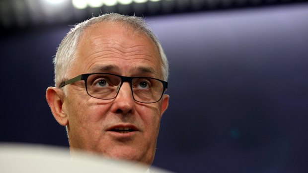 Overcoming resistance: Communications Minister Malcolm Turnbull launched Canberra Cloud for government agencies.
