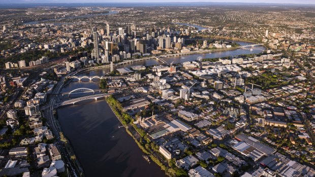 Artist's impression of the newlook Kurilpa precinct.