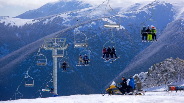 Falls Creek closed its ski lifts on Thursday afternoon.