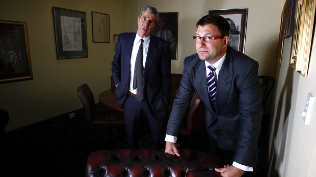 Alf Moufarrige (left) runs Servcorp with his son and COO, Marcus Moufarrige.