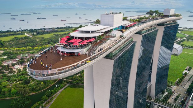 Marina Bay Sands' 150-metre rooftop infinity pool is an Instagram magnet.