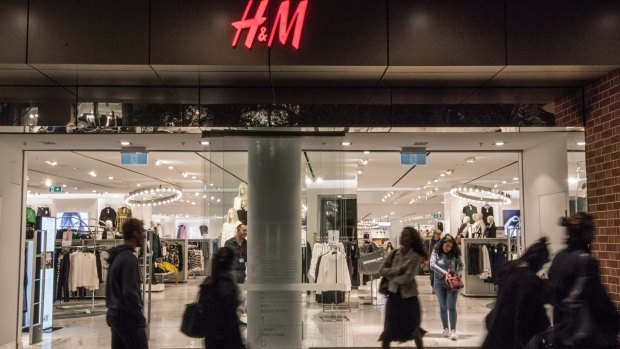 H&M's Pitt Street Mall store, which was the first Sydney CBD site.