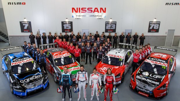 The Nissan Supercar Racing Team costs a lot of money to keep going. 