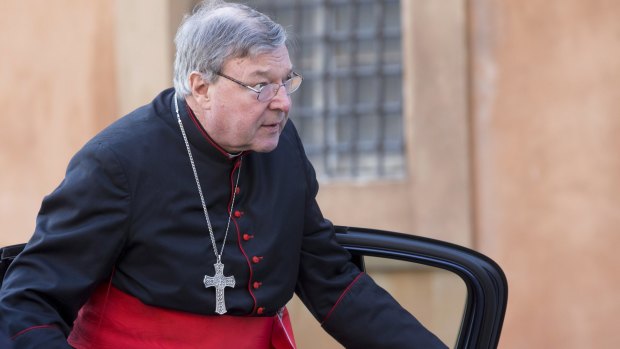Chuch backs Cardinal Pell over child sex abuse claim: George Pell arrives at the Vatican. 
