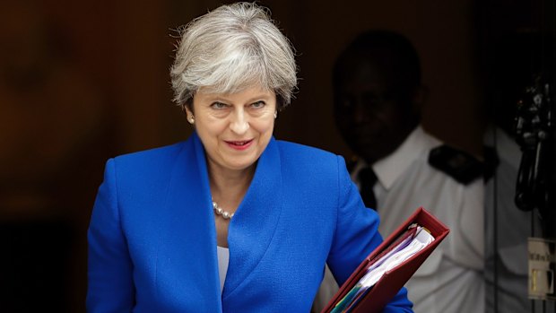 British Prime Minister Theresa May will set out the next steps next month.