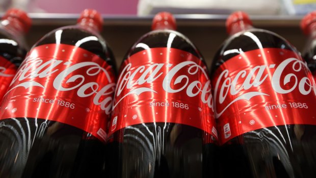 Coca-Cola shares are down sharply on Friday.