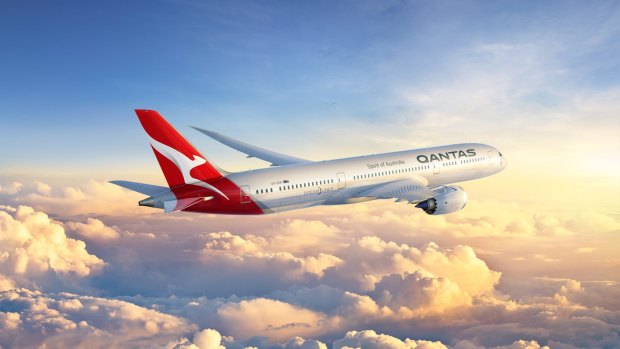 A Qantas 787 Dreamliner. The aircraft is scheduled to begin a non-stop service between Australia and Britain in 2018.