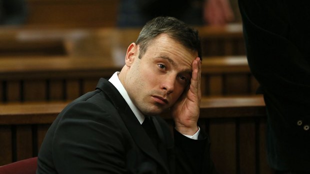 Oscar Pistorius in the high court in Pretoria in 2014. 