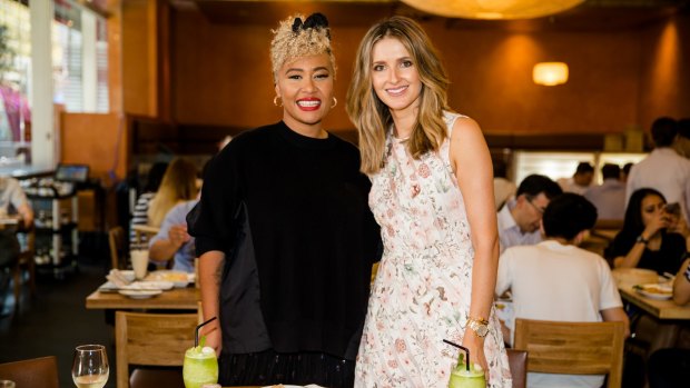 Emeli Sande lunches with Kate Waterhouse on her first visit to Australia.