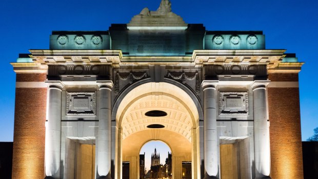 Menin Gate's Memorial to the Missing in Ypres.