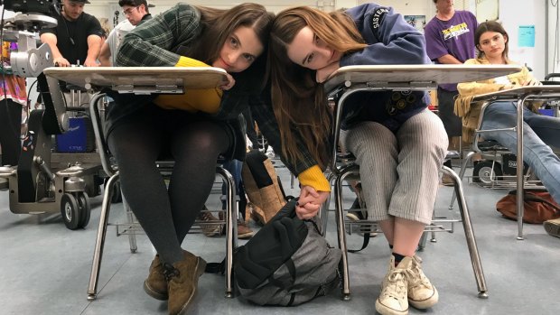 Actors Beanie Feldstein and Kaitlyn Dever. "It's ridiculous," said Dever, upon learning about the edits.