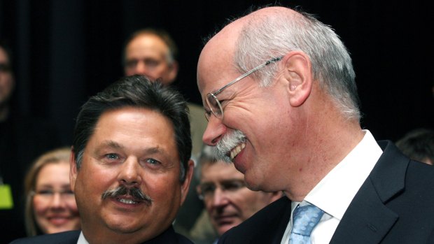 Ernst Lieb, left, pictured with Daimler Chief Executive Dieter Zetsche back in 2009.