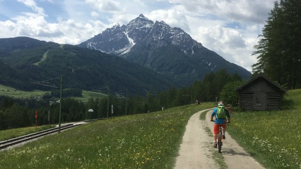 Innsbruck is a hotspot for tourists and surrounded by mountains.