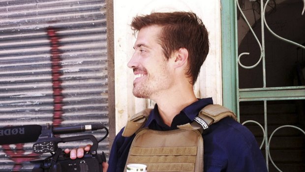 American journalist James Foley in Syria in July, 2012. Foley was the first Western victim to be beheaded on a propaganda video by 'Jihadi John'.