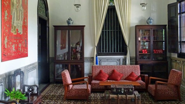 The entrance hall,  Cheong Fatt Tze Mansion Hotel.