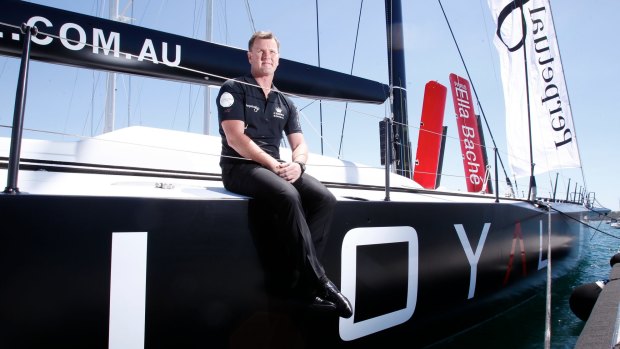 Ready to race: Perpetual Loyal skipper Anthony Bell.