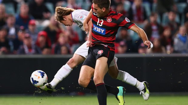 Growing in stature: Matthew Spiranovic of the Wanderers.