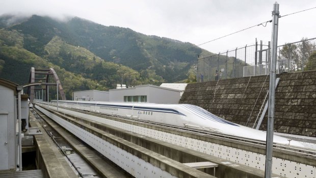 Japan's experimental magnetically levitating train or maglev managed to break the new world speed record.