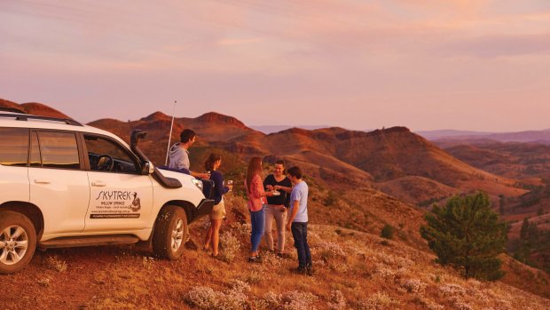 The Skytrek trail at Willow Springs covers 80 kilometres of plunging valleys and soaring uplands and 50 points of interest. 