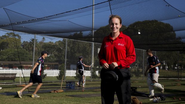 Elite: Claire Polosak will make history when she officiates at the Women’s World Twenty20.