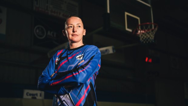 Former Canberra Capital Michelle Cosier is now a referee.