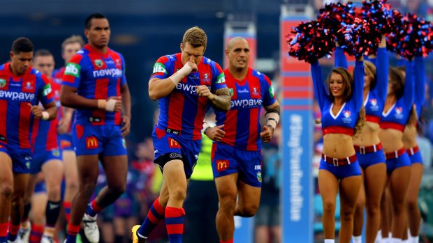 On the block: The Newcastle Knights have struggled this year.