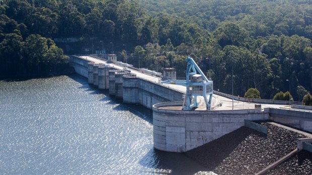 Warragamba Dam, Sydney's main catchment, last spilled over in August 2015 - and may again on Monday.