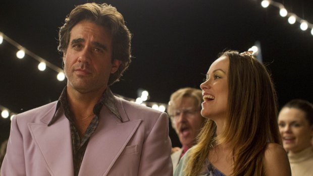 Bobby Cannavale plays Richie Finestra, and Olivia Wilde plays Devon, his wife, in Vinyl.