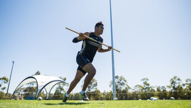Nigel Ah Wong credits sprint training from John Pryor for his improved speed this year.