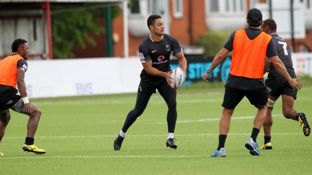Added competition: Jarryd Hayne will get his chance to win a spot for Rio this weekend at the London Sevens.