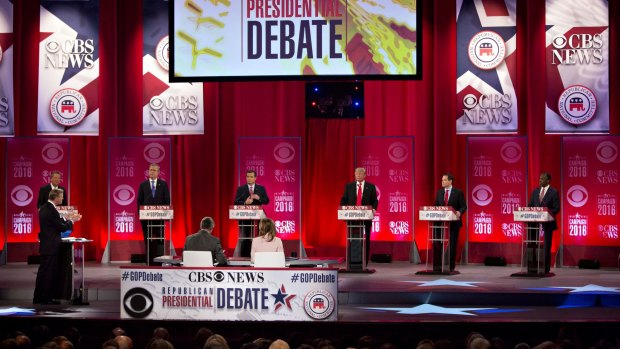 Trump excelled in the crowded Republican debates.