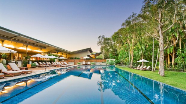 There could be worse places to contemplate the future: The pool at the Byron at Byron.