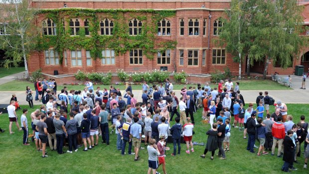 The final year at Canberra Grammar will now cost $21,860, in tuition fees and charges.