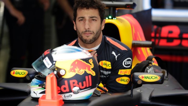 Red Bull driver Daniel Ricciardo.