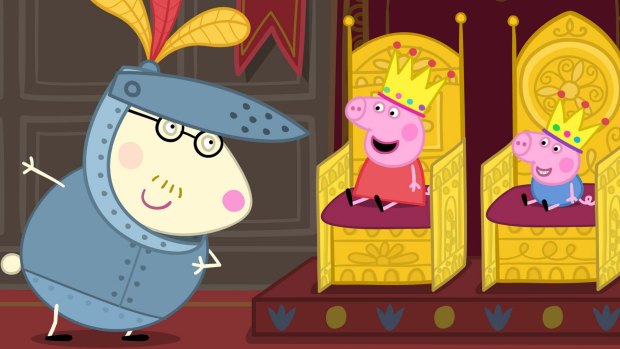 Peppa Pig tours a castle in today's episode.