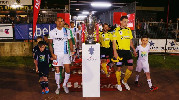 Melbourne City and Heidelberg United met in the FFA Cup quarter-finals.